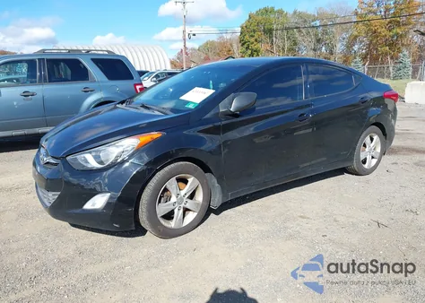 2013 Hyundai Elantra Gls из США, поврежденный, VIN 5NPDH4AEXDH396183